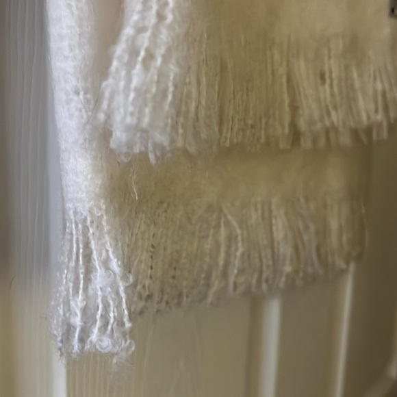 SIMONS | Mohair-blend Monochrome Scarf - Picture 4 of 5